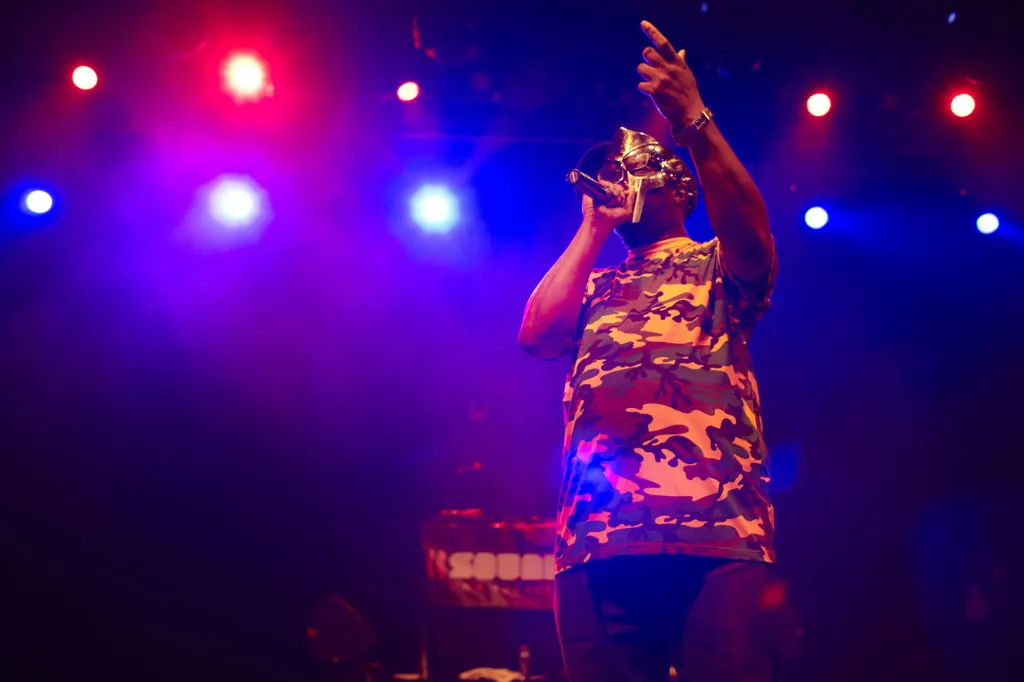 MF DOOM performing at HMV Forum, London